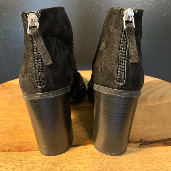 Madden Black Rhinestone Boots - Picture 3 of 7